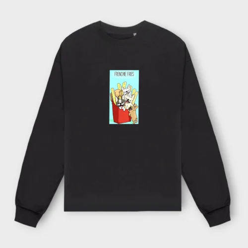 French Bulldog Sweatshirt #401 + GIFT- Frenchie fries