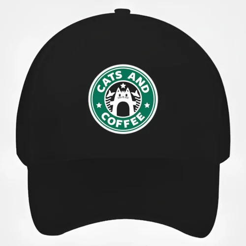 Starbucks Cat Baseball Cap #1