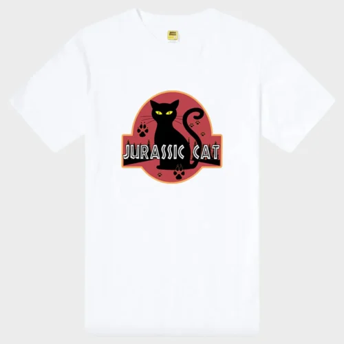 Jurassic Park Cat T-Shirt #w1