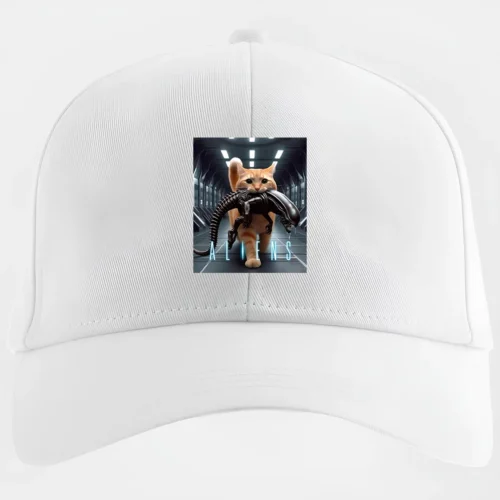 Alien Cat Baseball Cap #w1