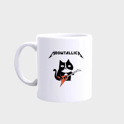 Metallica Cat Mug #1