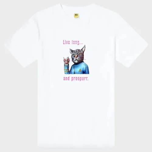 Star Trek Cat T-Shirt #w1