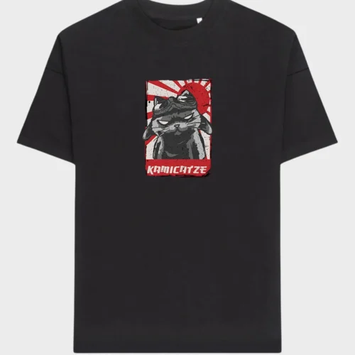 Kamikaze Cat T-Shirt #1