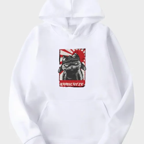 Kamikaze Cat Hoodie #w1