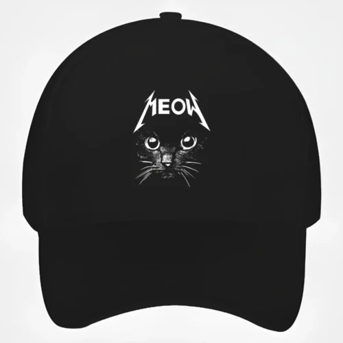 Metallica Cat Baseball Cap #1