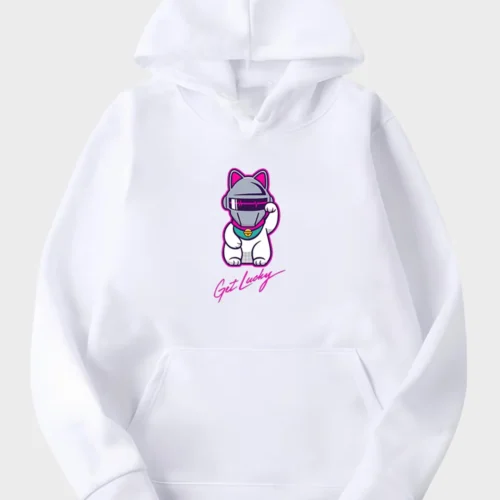 Daft Punk Cat Hoodie #w1