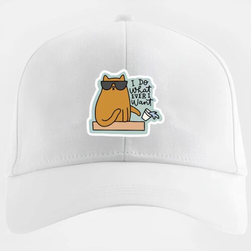 Cat Baseball Cap #w29