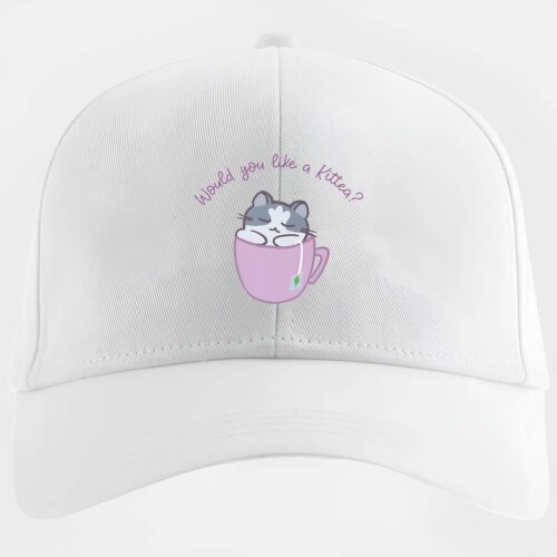 Cat Baseball Cap #w9