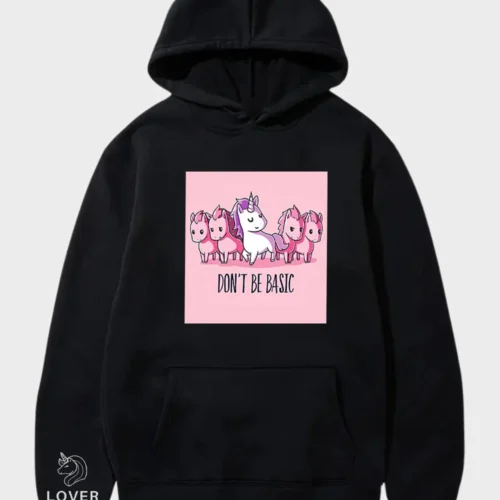 Unicorn Hoodie #20 Don’t be basic