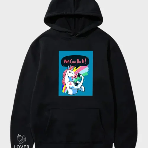 Unicorn Hoodie #27 We can do it