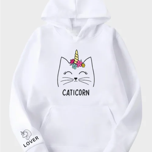 Unicorn Hoodie #w8 Caticorn